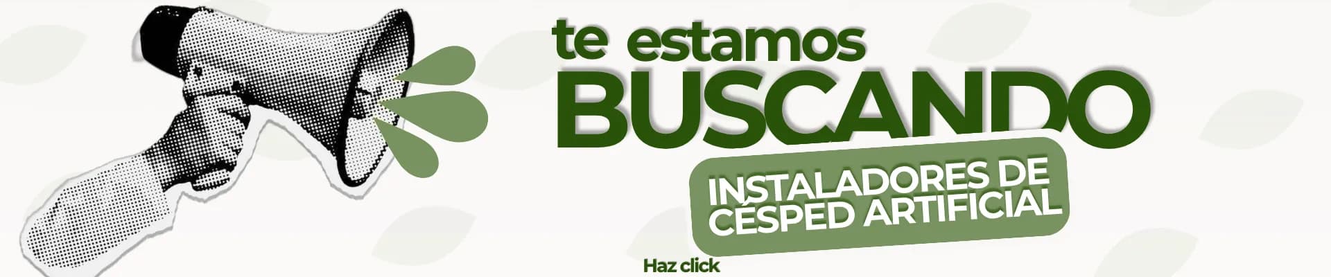 Te estamos buscando: instaladores de césped artificial